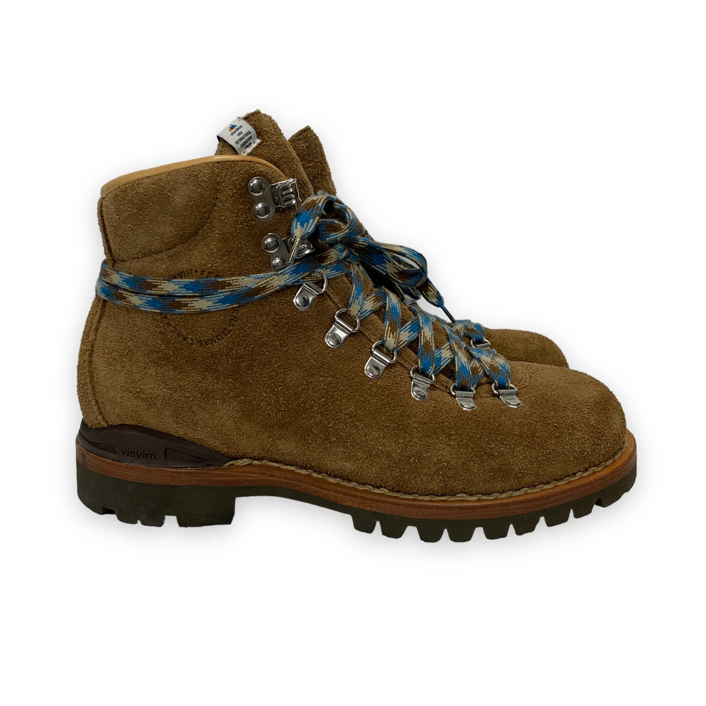 [10] Visvim Whymper Boots Folk Suede Brown