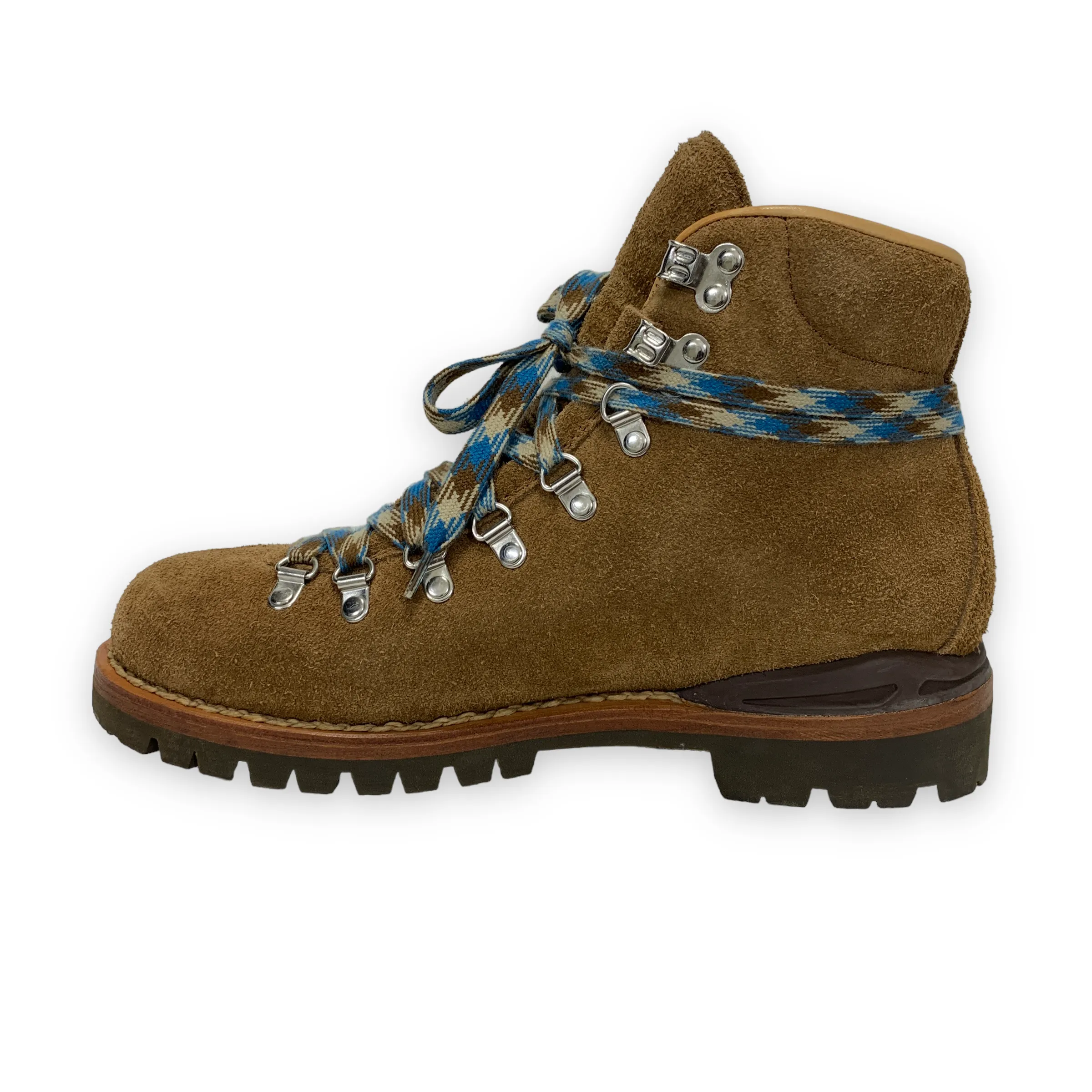 [10] Visvim Whymper Boots Folk Suede Brown