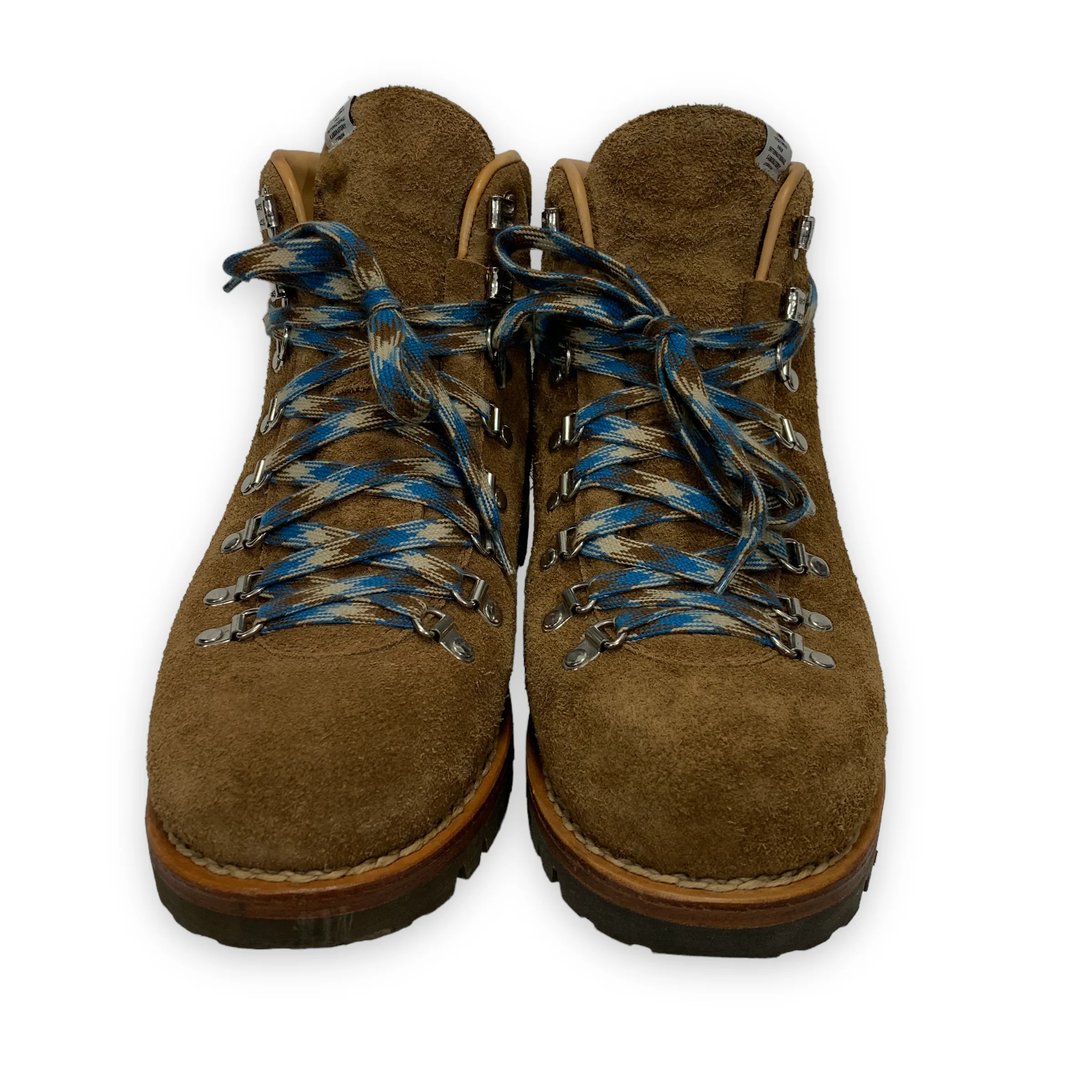 [10] Visvim Whymper Boots Folk Suede Brown