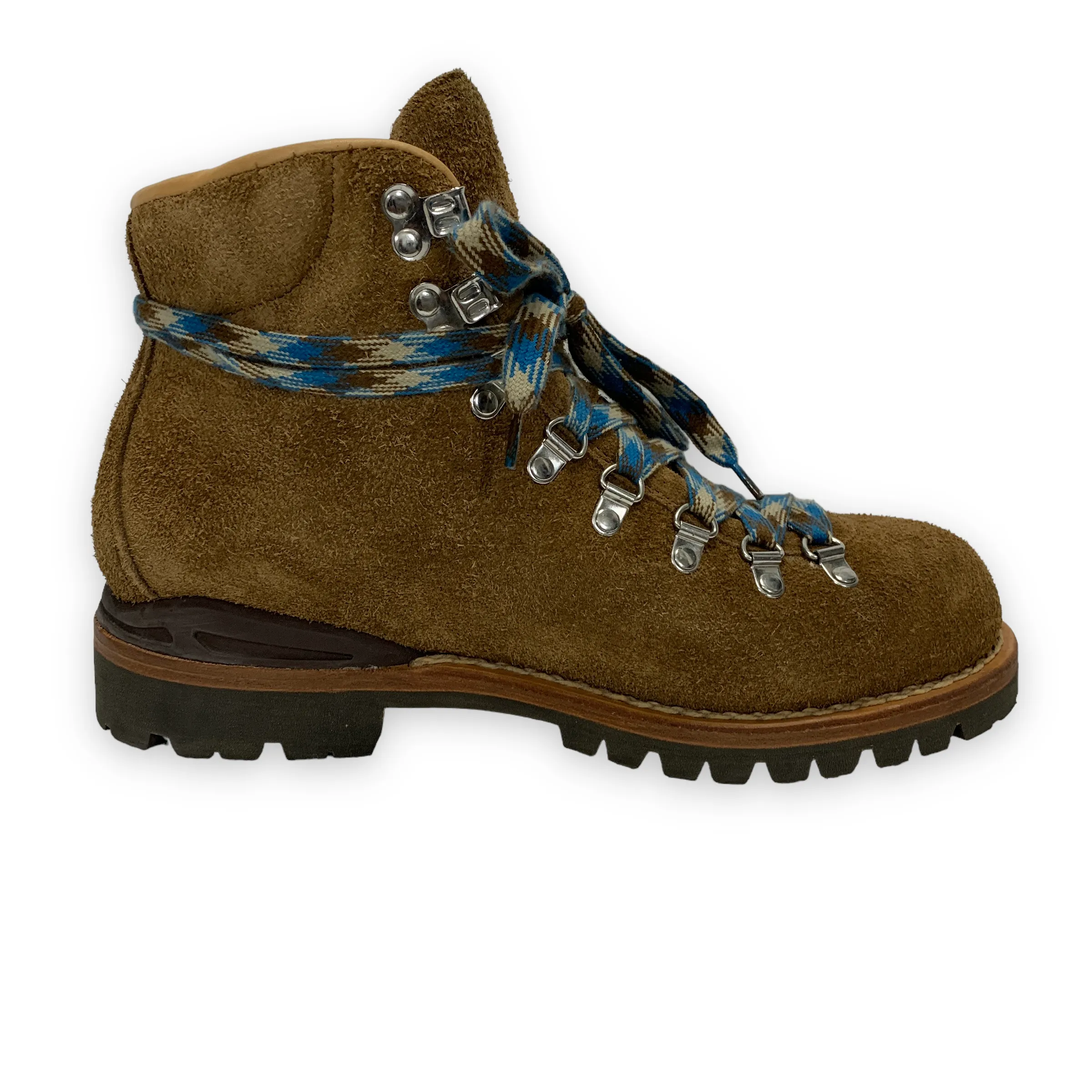 [10] Visvim Whymper Boots Folk Suede Brown