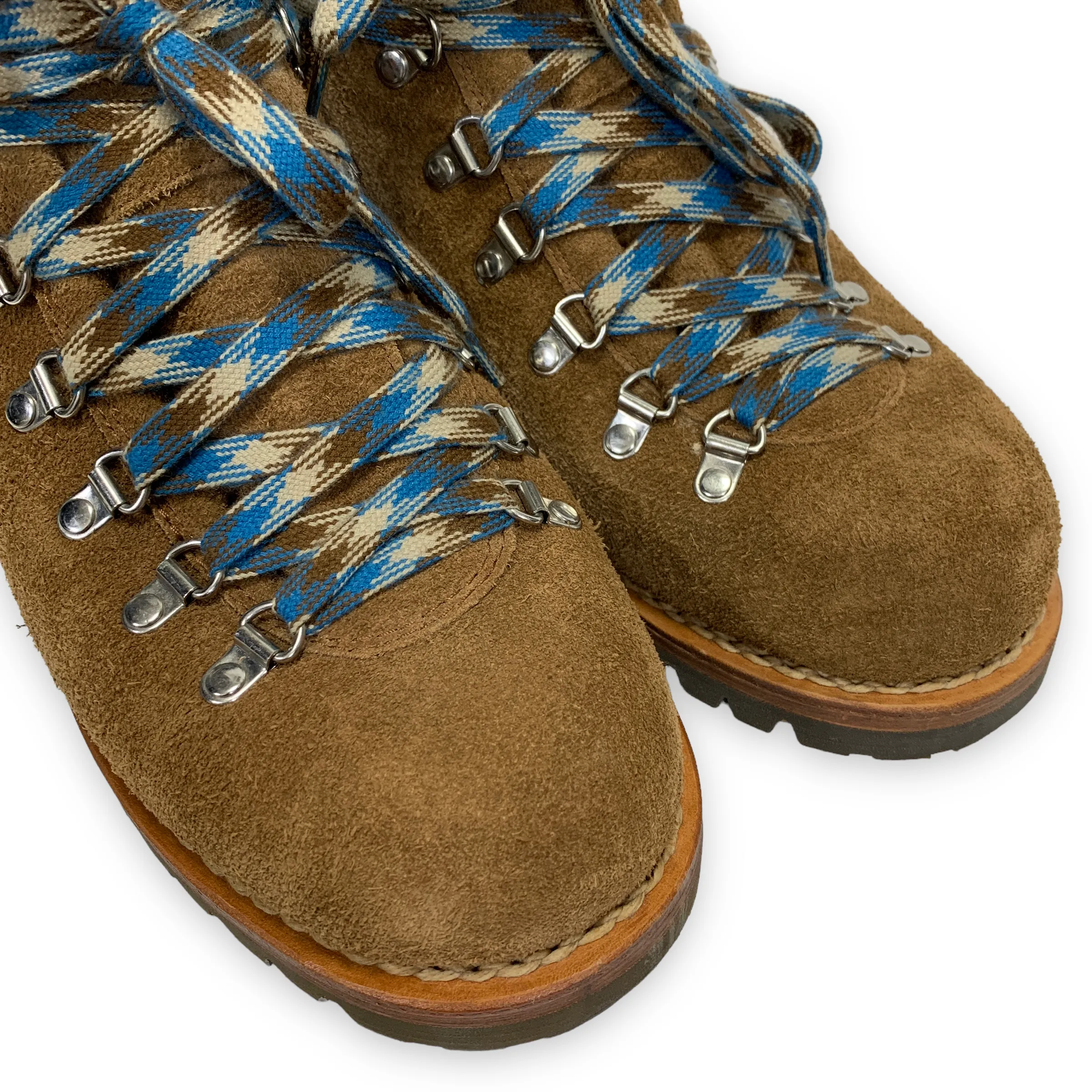 [10] Visvim Whymper Boots Folk Suede Brown