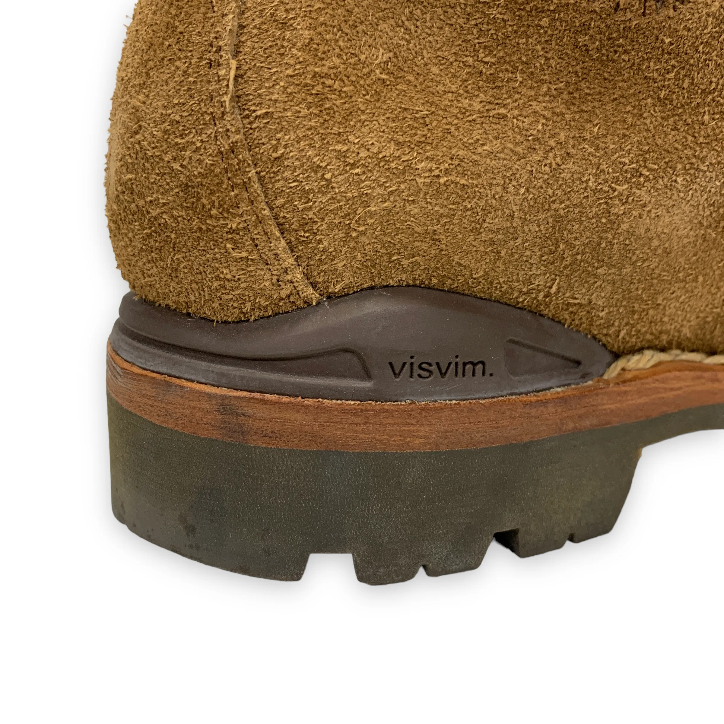 [10] Visvim Whymper Boots Folk Suede Brown