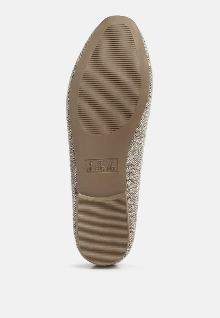 Abeera Chain Embellished Loafers By Ruw