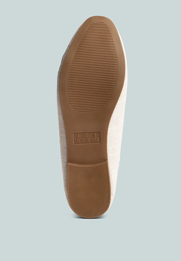 Abeera Chain Embellished Loafers By Ruw