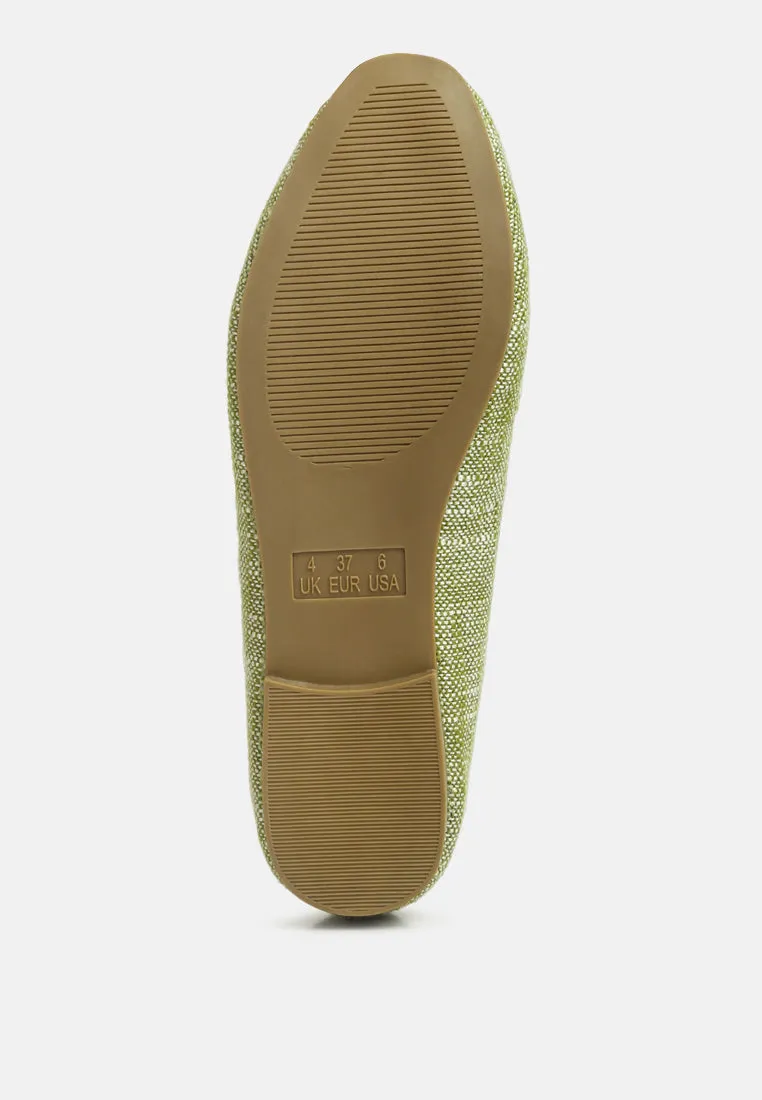 Abeera Chain Embellished Loafers By Ruw