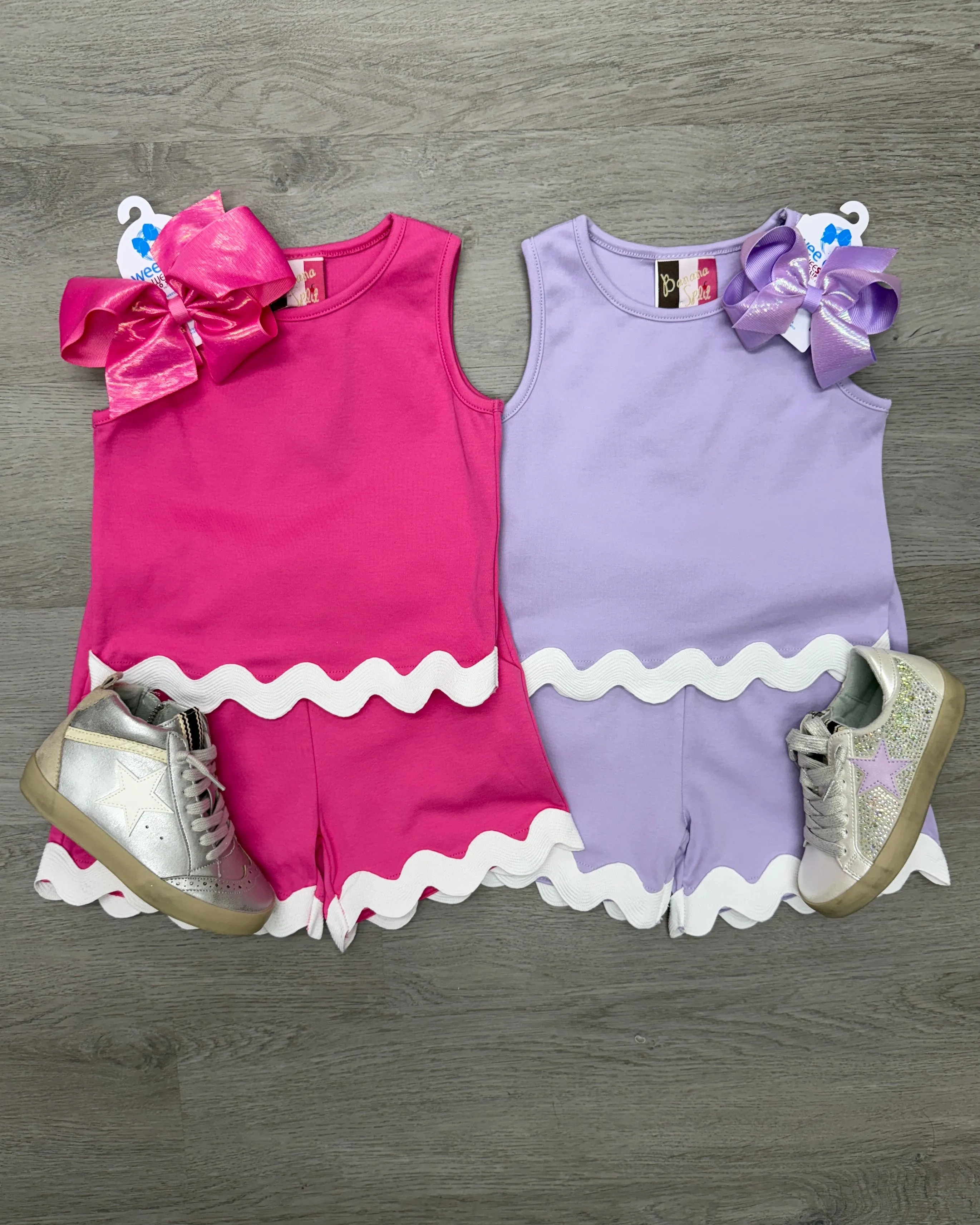 Abigail Short Set - Pink