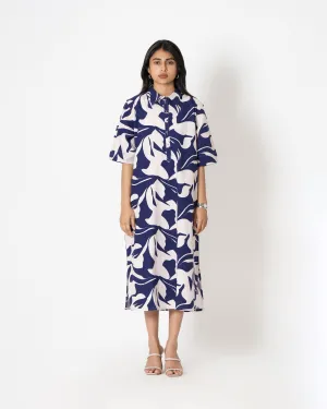 Abstract Art Digital Print Cotton Dress