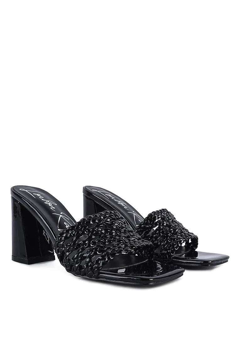 Adorbs Women's Braided Strap Slip-On Sandals – Comfortable & Stylish Summer Footwear