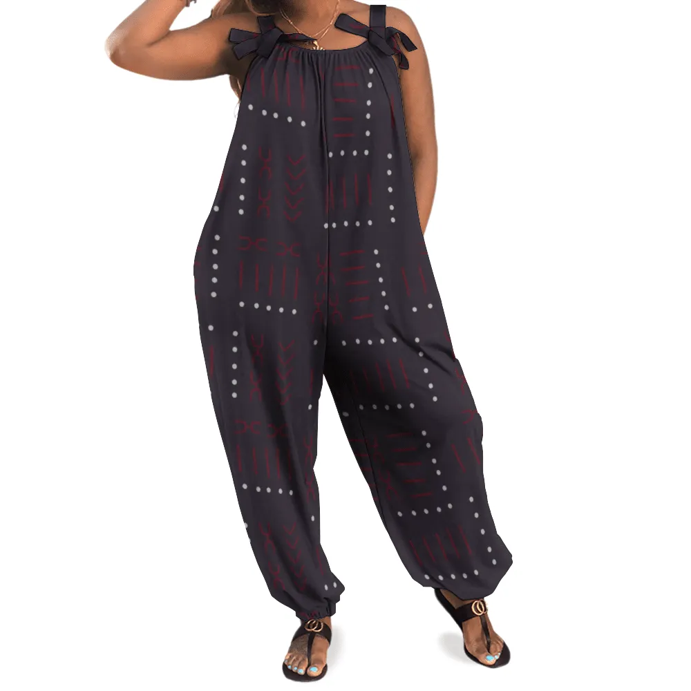 African Print Romper