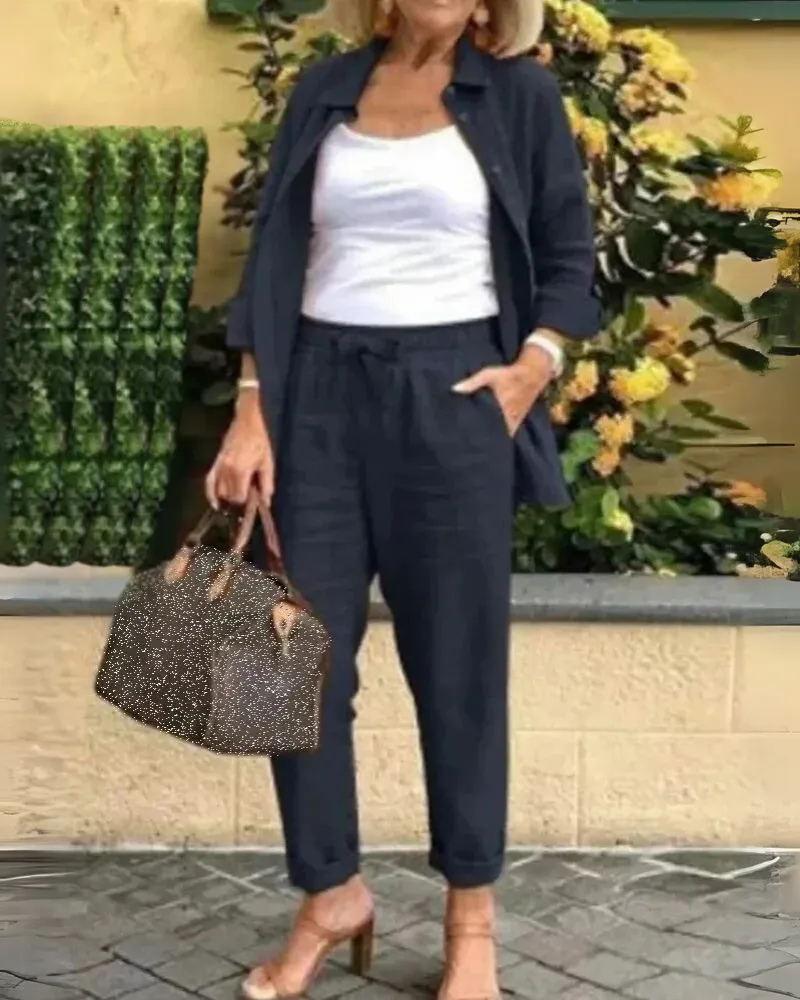 AIRENA - Shirt and Pants Set