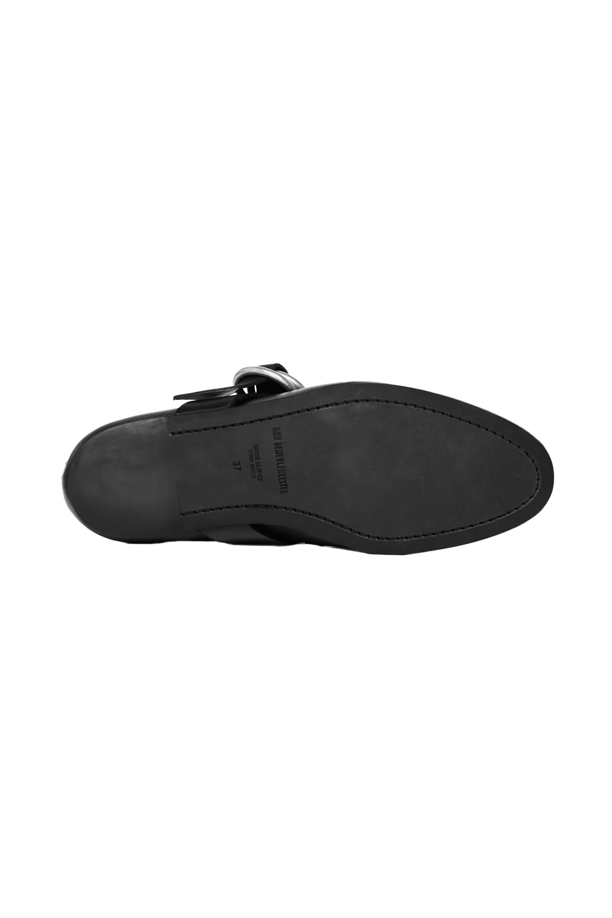 Ann Demeulemeester Ande Soft Shade Rounded Toe Loafers - Mens Black