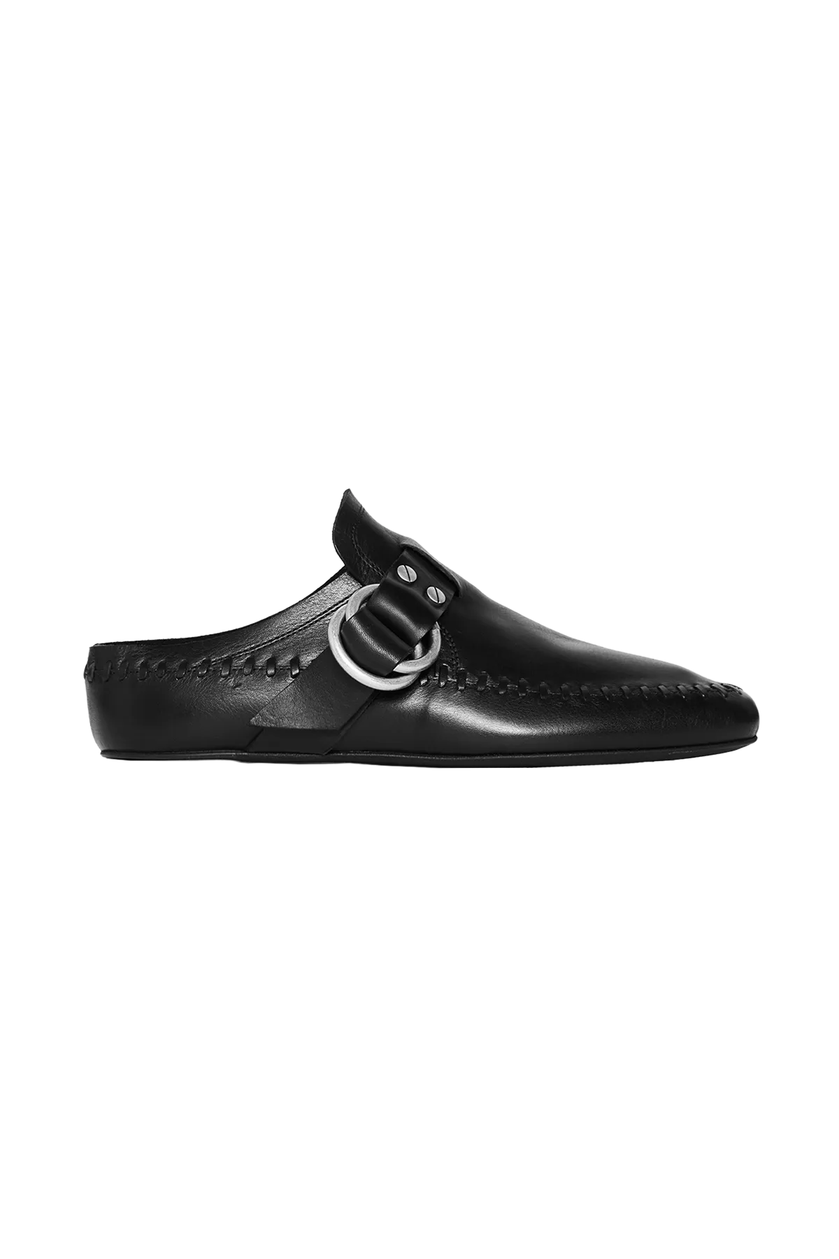 Ann Demeulemeester Ande Soft Shade Rounded Toe Loafers - Mens Black