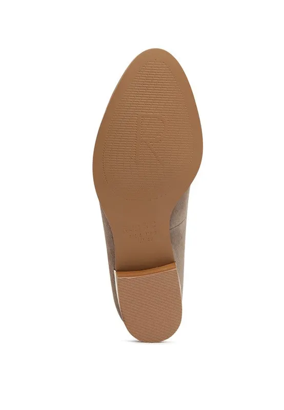 Anna Leather Loafers - Slip-On, Pointed Toe Design