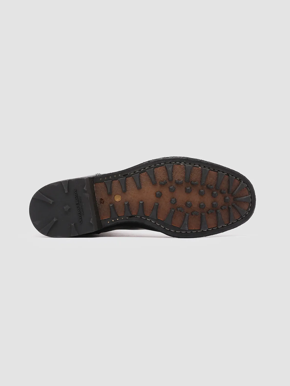 ARBUS 021 - Black Leather Zip Boots