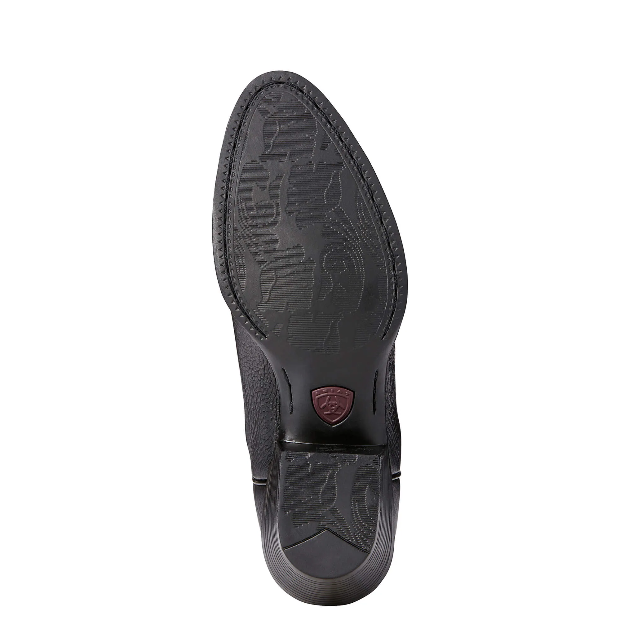 ARIAT Heritage Western R Toe Boots - Womens Cowgirl - Black Deertan