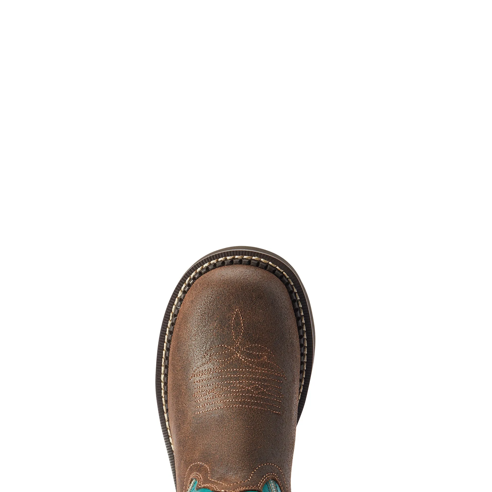 Ariat Women's Fatbaby Heritage Worn Hickory/Shamrock