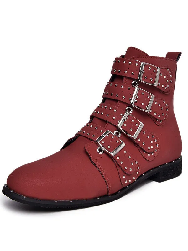 Autumn and Winter Large Size Retro Comfortable Flat with Low Tube Women's Boots Martin Boots