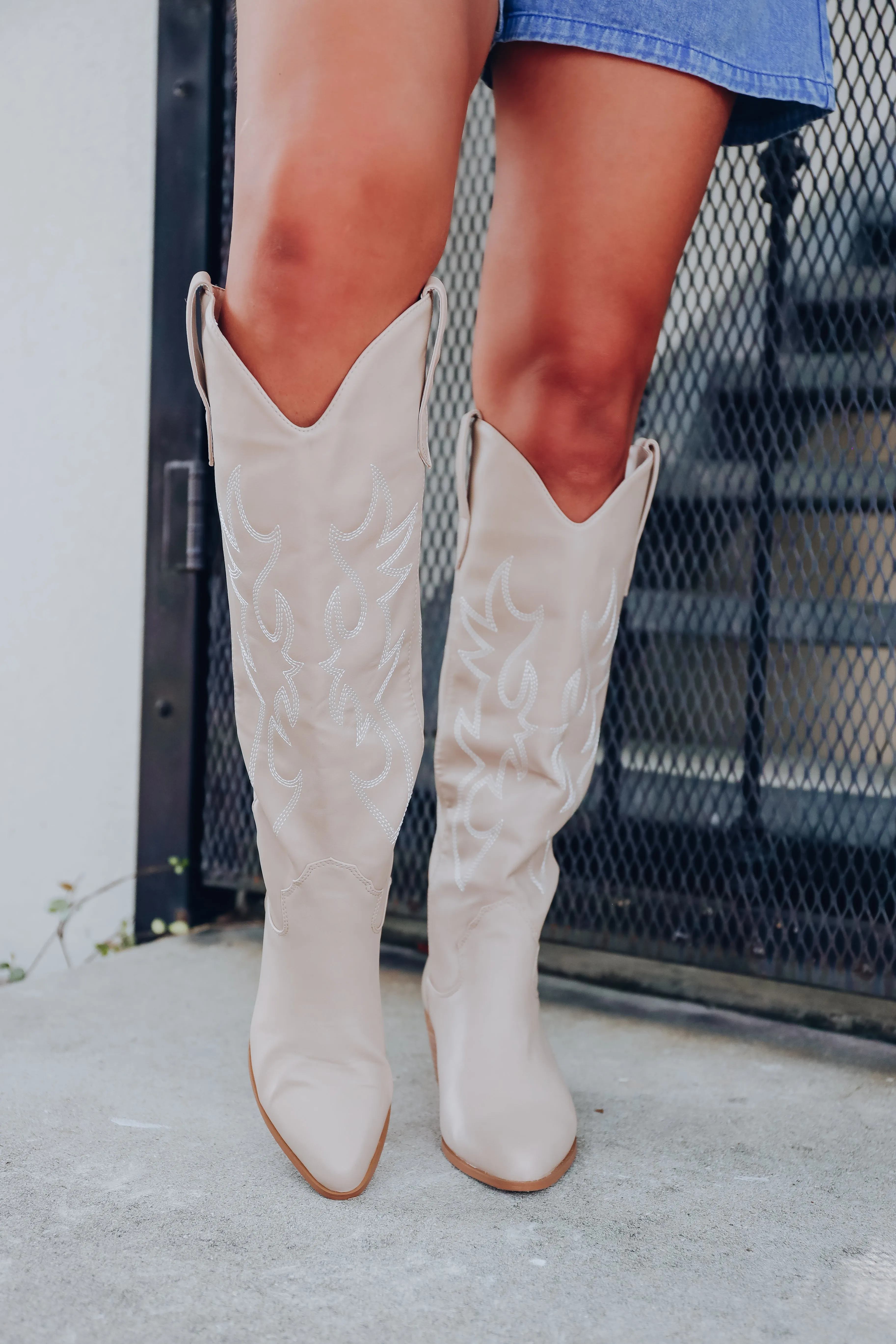 Ballerini Western Boots by Billini - Taupe