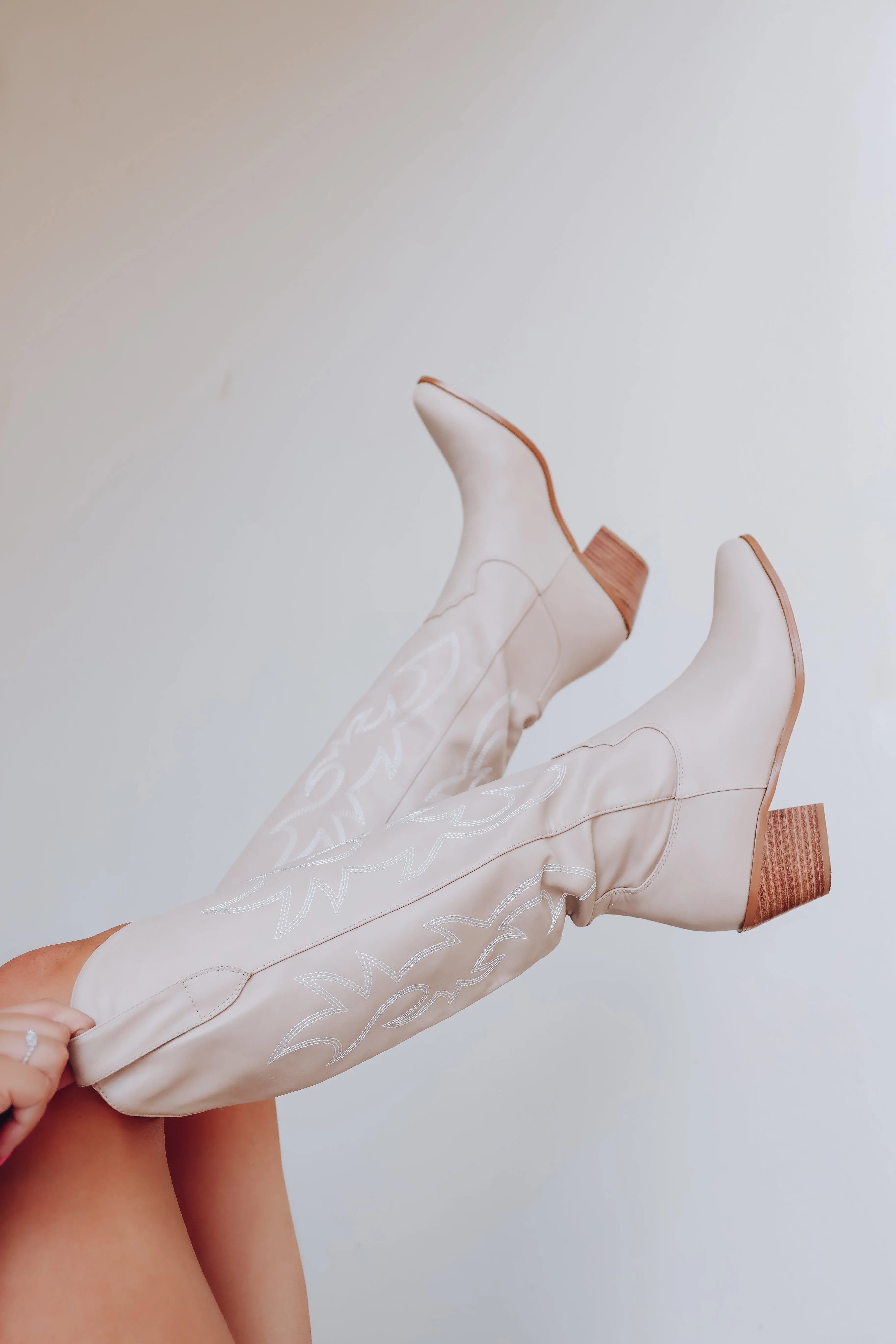 Ballerini Western Boots by Billini - Taupe