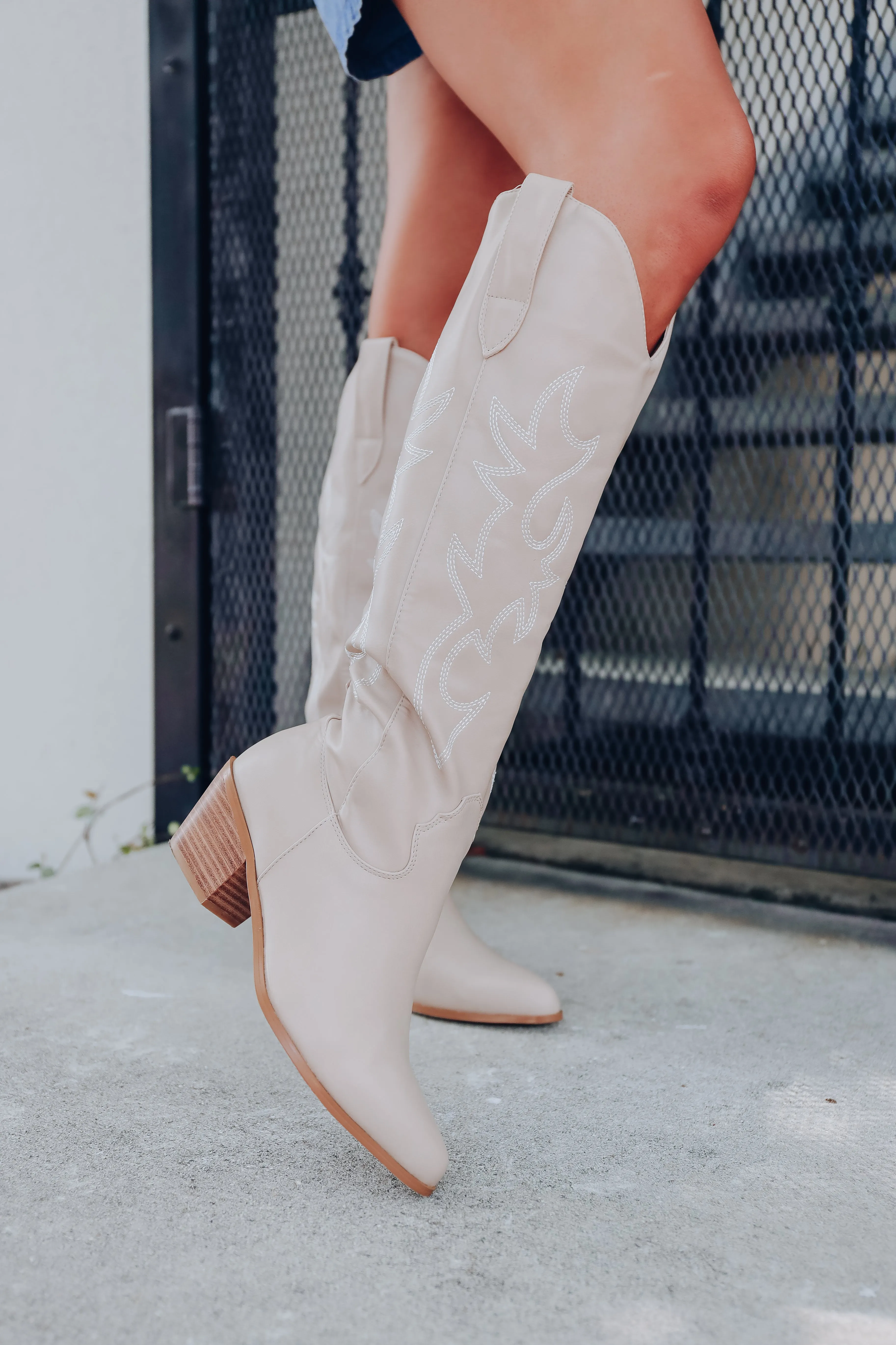Ballerini Western Boots by Billini - Taupe