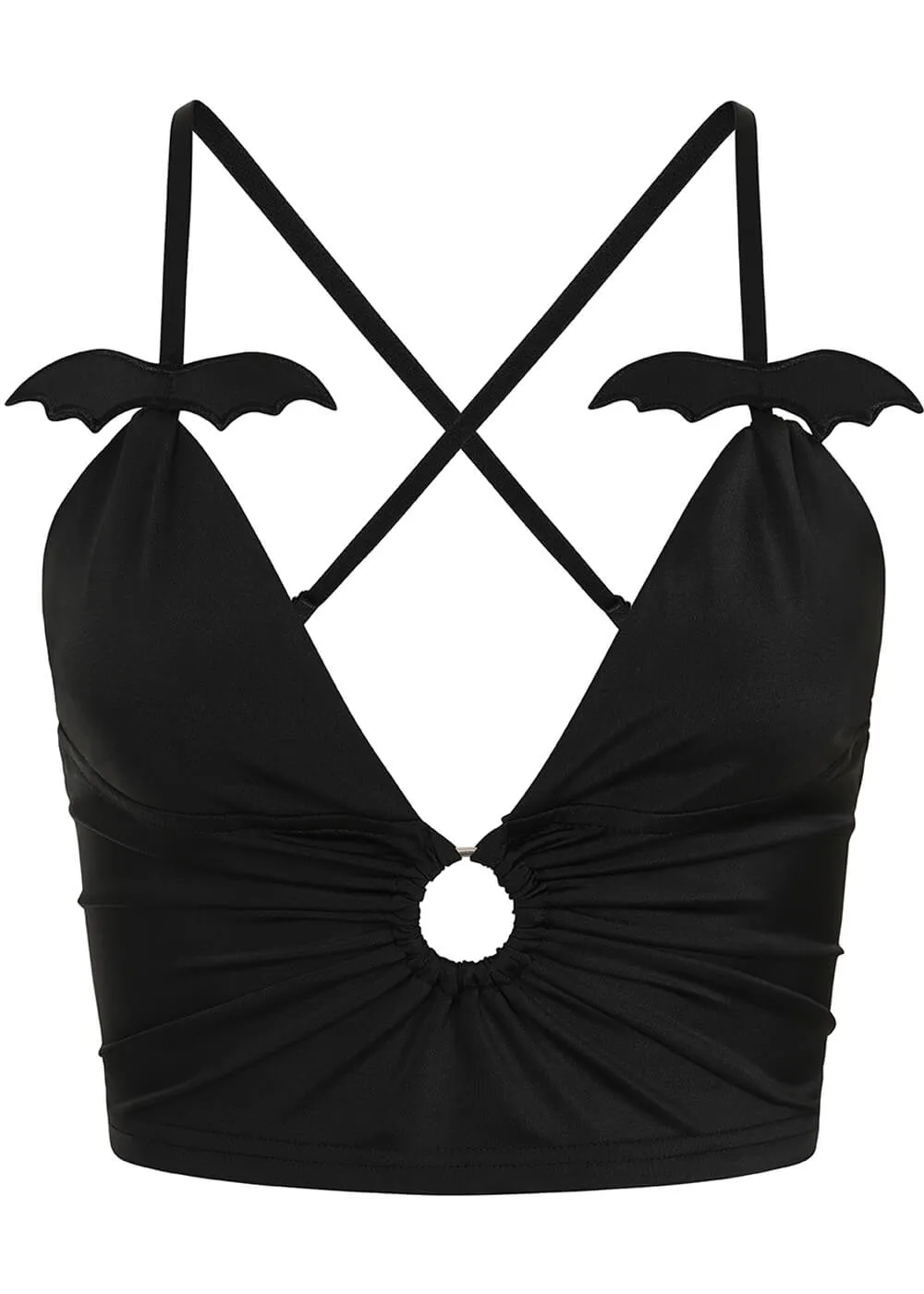 Banned Alternative Melantha Bat Top Black