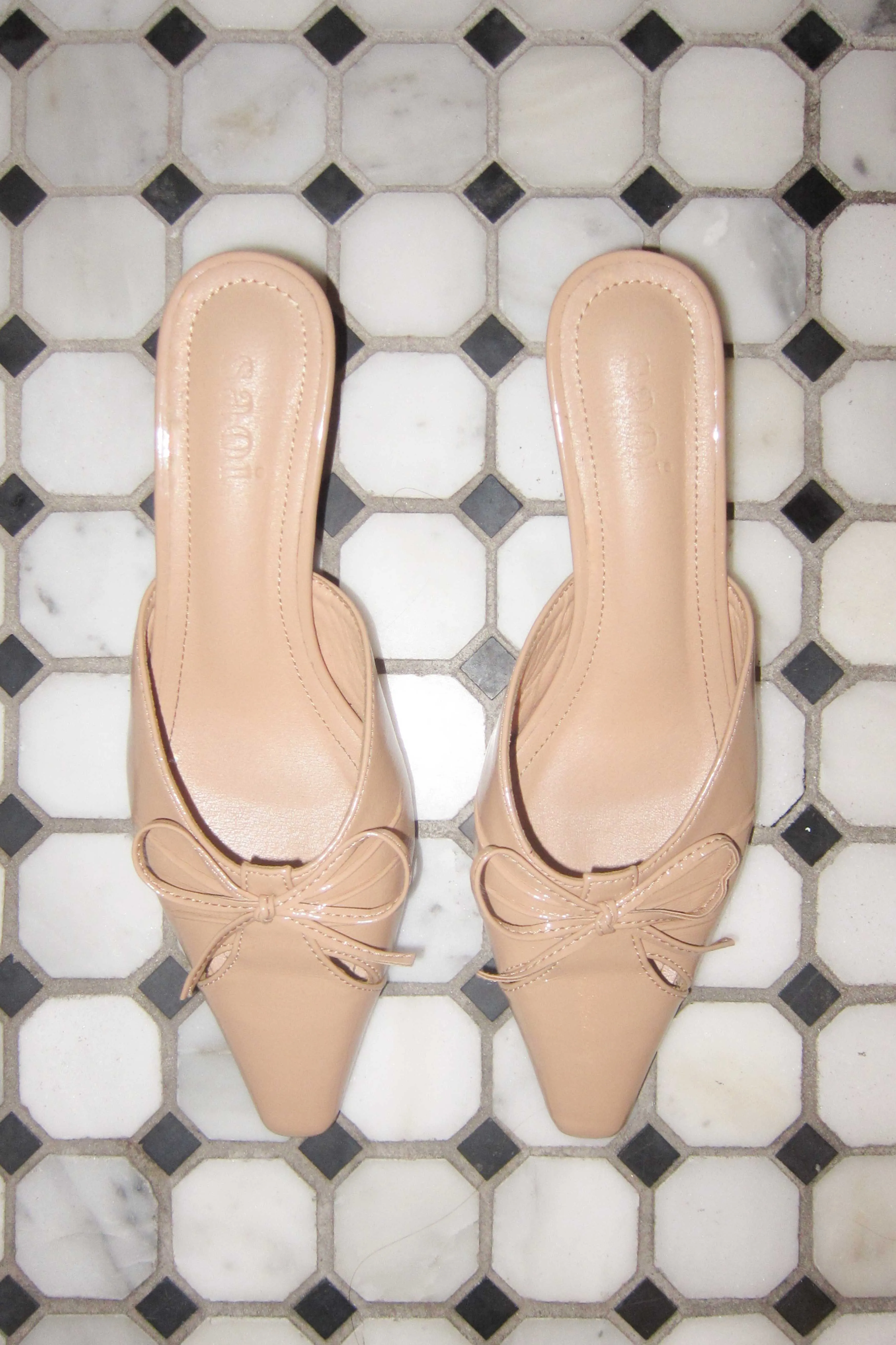 Blair Kitten Heels in Almond