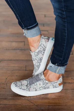 Blowfish Marley Sneakers- Grey Gypsy Canvas