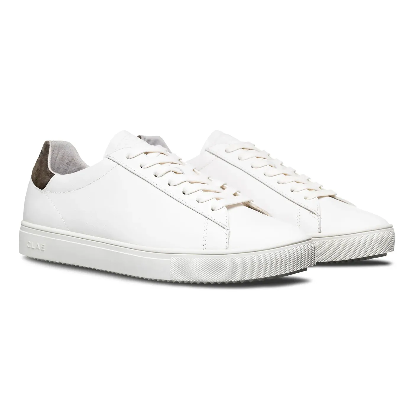 Bradley White Leather Olive Night