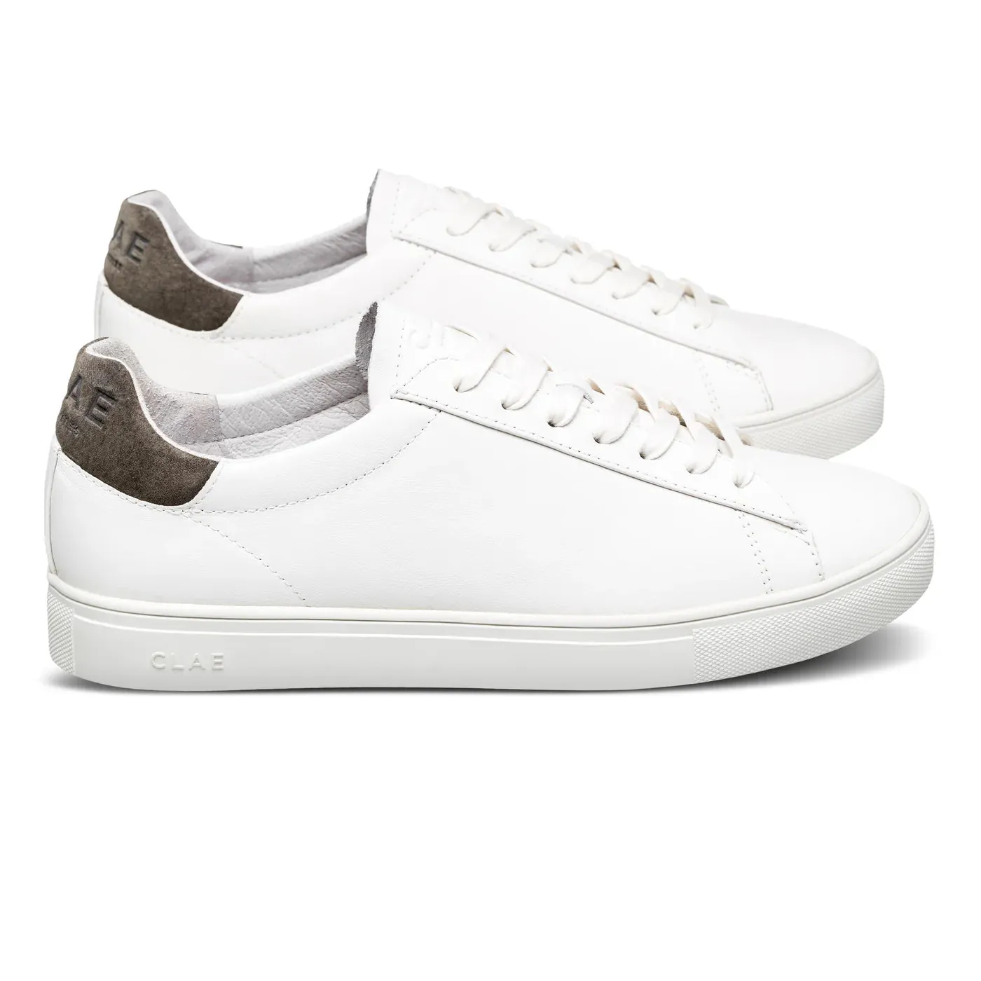 Bradley White Leather Olive Night