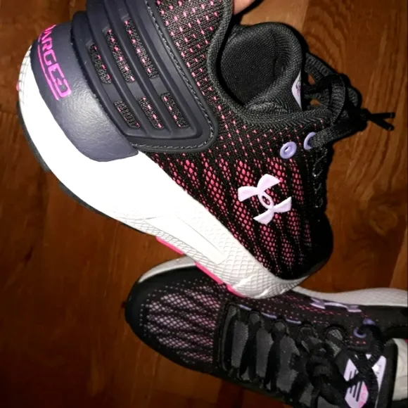 Brand new Under Armour  gray/pink sneakers