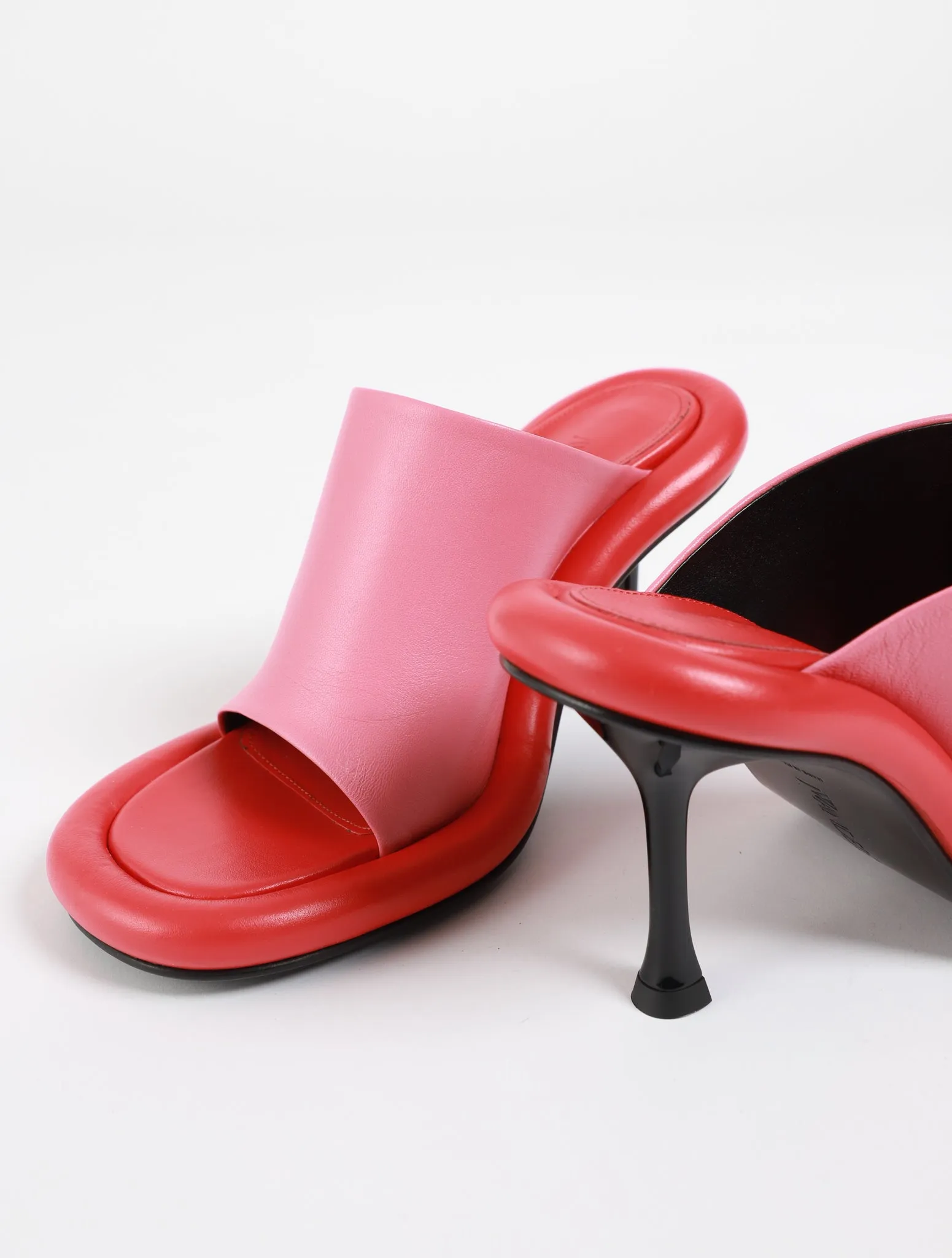 Bumper Tube Leather Heels