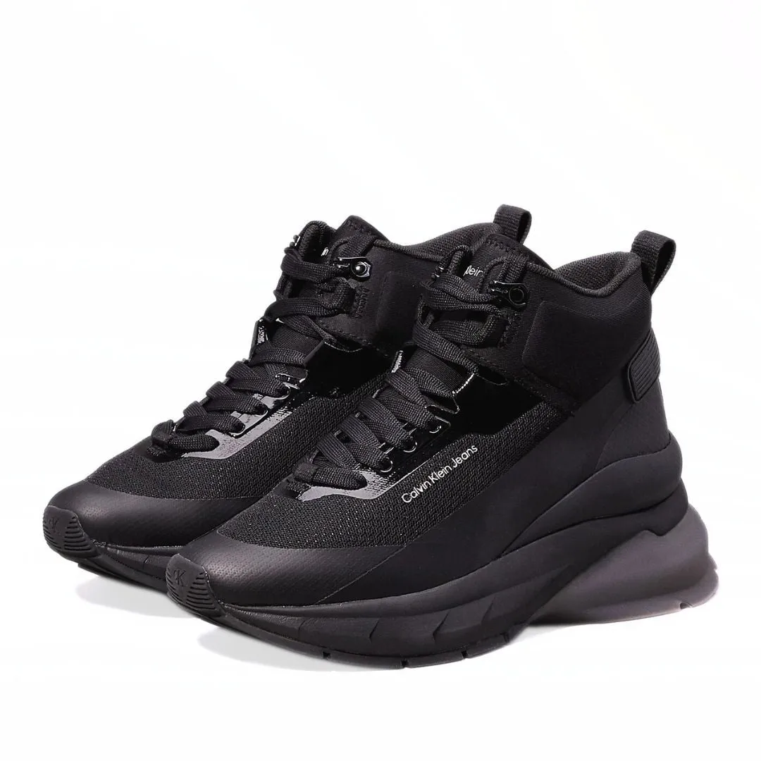 Calvin Klein Jeans High-Top Wedge Trainers YW0YW01571-BLK