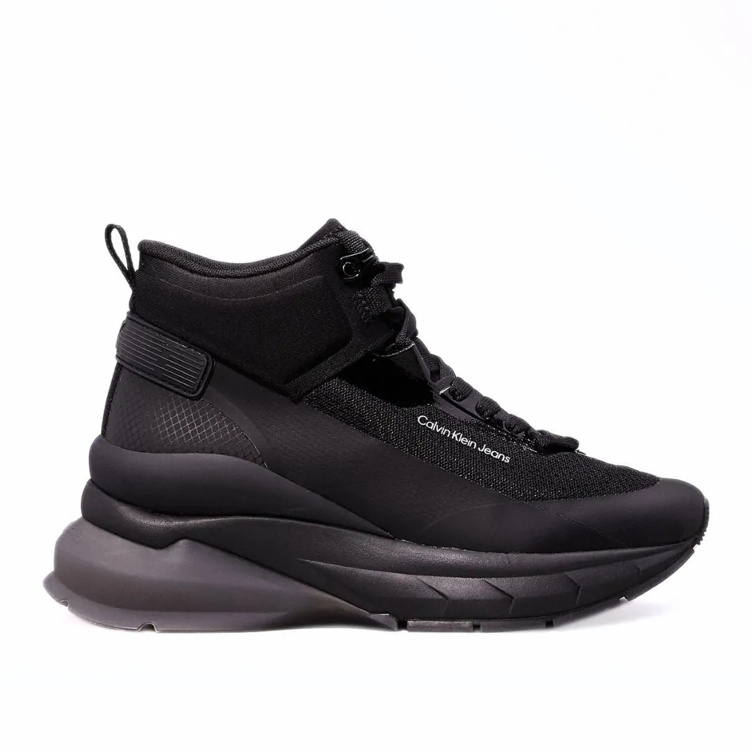 Calvin Klein Jeans High-Top Wedge Trainers YW0YW01571-BLK
