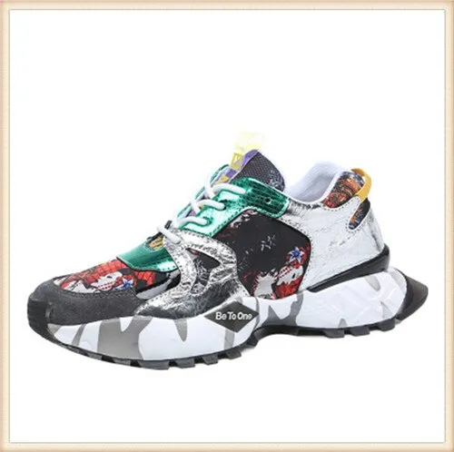 Casual Shoes Men Breathable Sneakers High Quality Adults Masculino New Trend Fashion 3D Print Matching Zapatilla 4#15/20D50