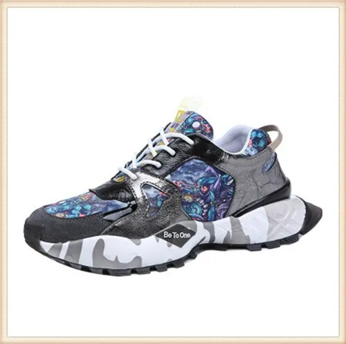 Casual Shoes Men Breathable Sneakers High Quality Adults Masculino New Trend Fashion 3D Print Matching Zapatilla 4#15/20D50