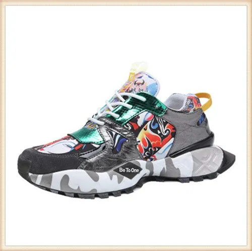 Casual Shoes Men Breathable Sneakers High Quality Adults Masculino New Trend Fashion 3D Print Matching Zapatilla 4#15/20D50
