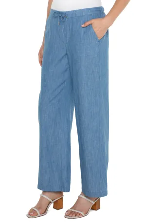 CHAMBRAY TROUSER