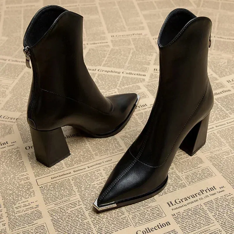 Chelsea™ - Comfortable Leather Heels