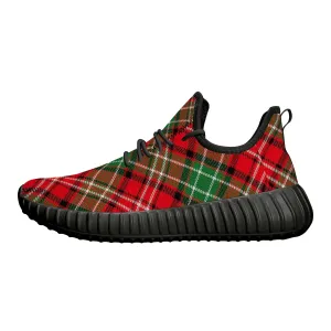 Christmas Plaid Low Cut Running Sneaker