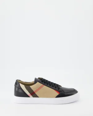 Classic Checked Leather Sneakers