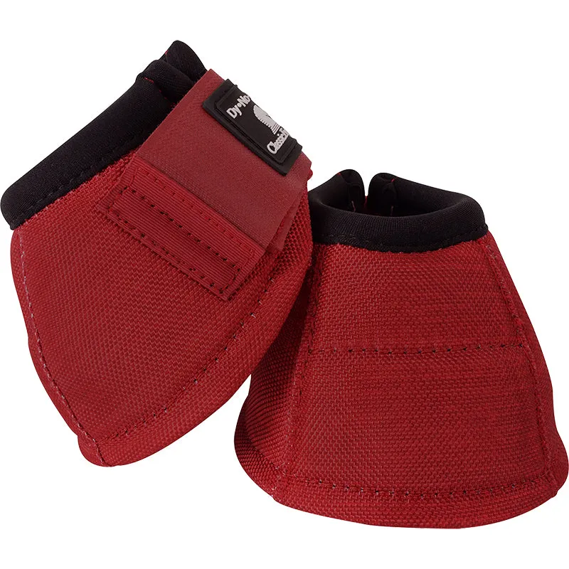 Classic Equine Dyno Bell Boots- Crimson