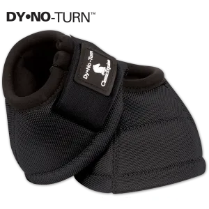 Classic Equine DyNo Turn Bell Boot-Black