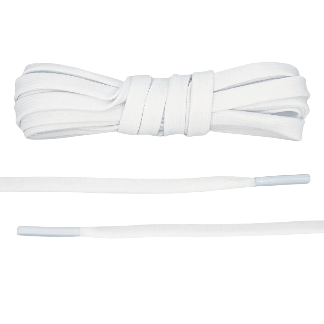 Classic White Flat Laces | Jordan Laces, Nike Laces, Air Force 1 Laces