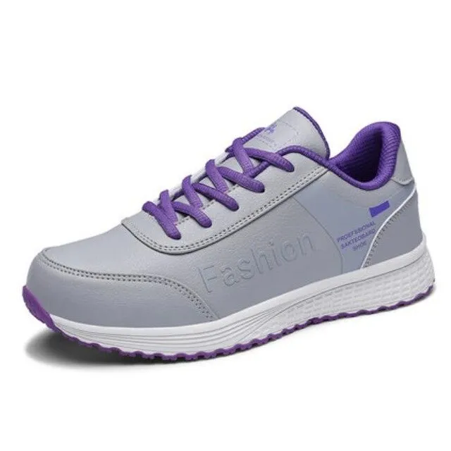 Comfort Women Casual Shoes Woman Sneakers Fashion Breathable Leather Platform Women Shoes Soft Sneaker Warm Plush Ankle Boots W5