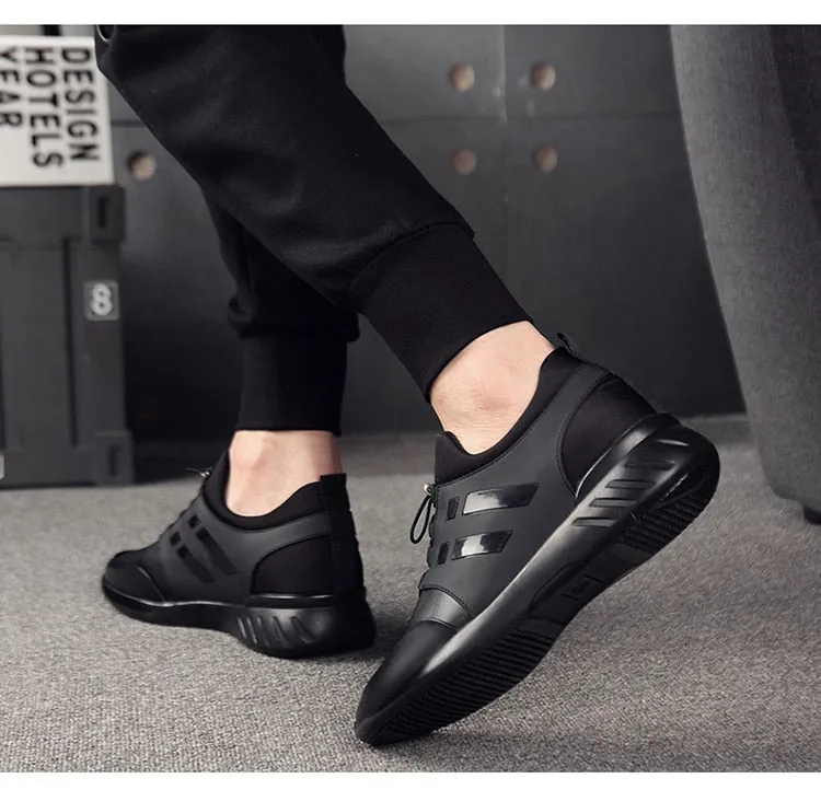 Comfortable and Stylish Black Sneakers for Men