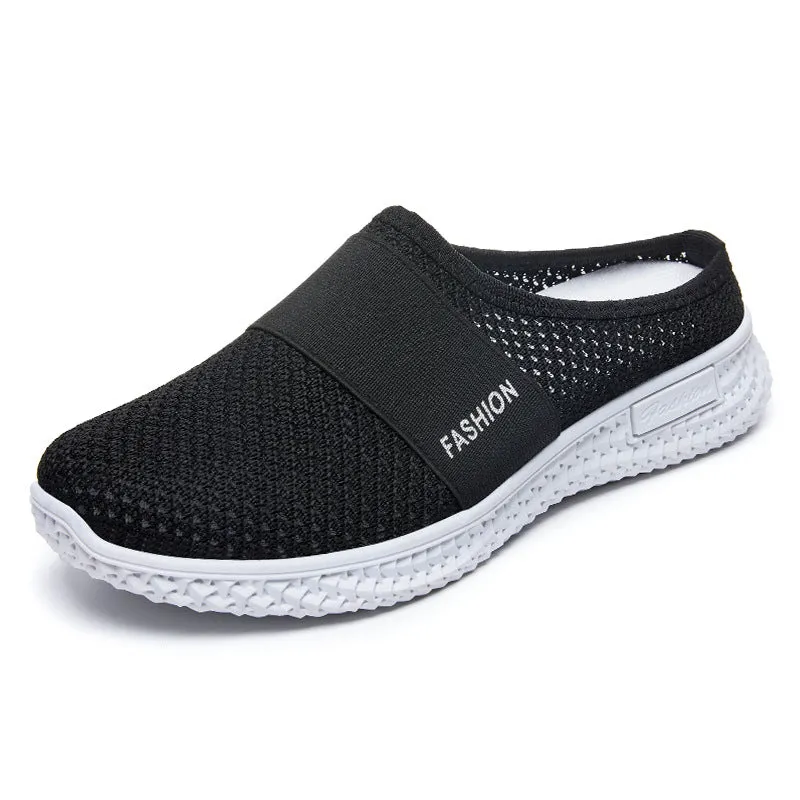 Comfortable Knitted Sneakers with Shock-Absorbing Cushion for Women