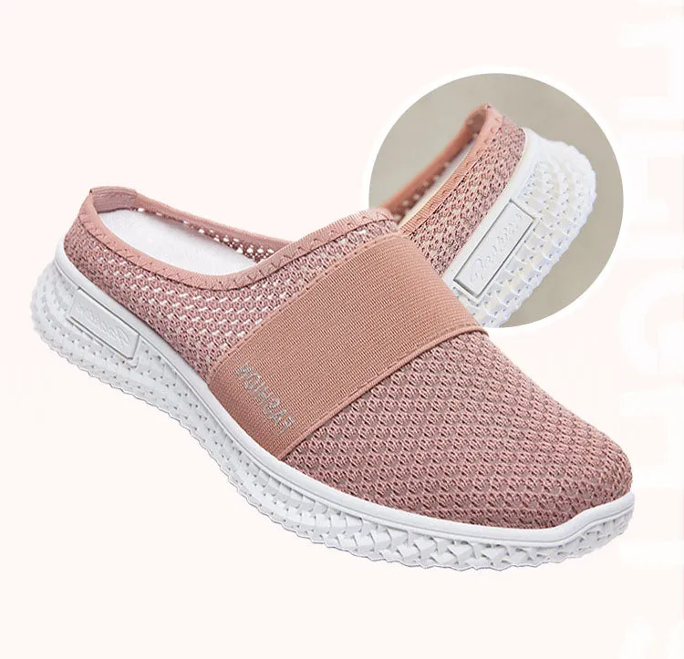 Comfortable Knitted Sneakers with Shock-Absorbing Cushion for Women