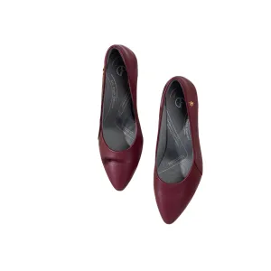 Comfortable Leather Heels Shoes