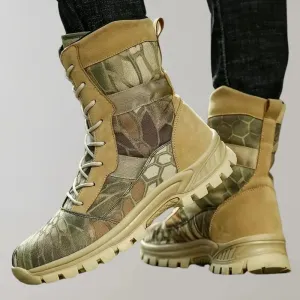 Comfortable men's high hiking boots