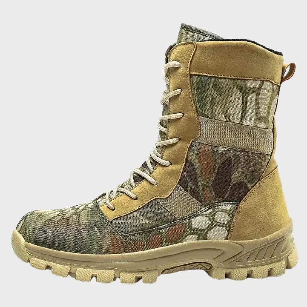 Comfortable men's high hiking boots